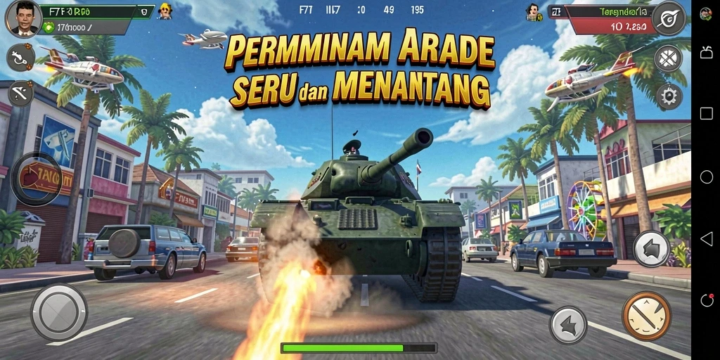 Screenshot F7F7 menampilkan gameplay yang penuh aksi dan tantangan.