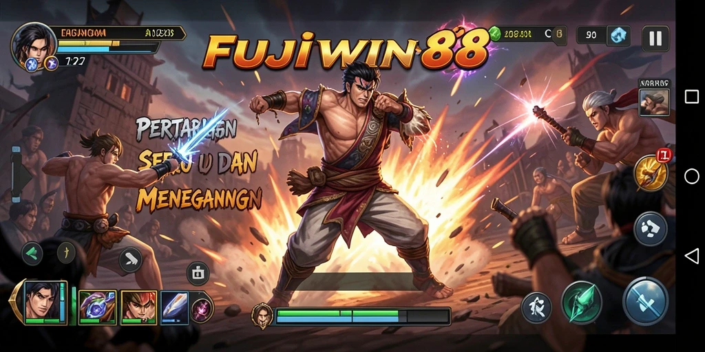 Gameplay mendebarkan FUJIWIN88 yang menonjolkan pertarungan seru.