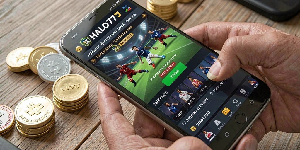 Tampilan antarmuka aplikasi HALO777 dengan pilihan taruhan yang lengkap.