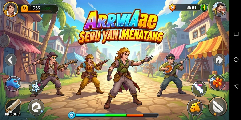 Tampilan gameplay menantang dari ID66 yang seru dan adiktif.