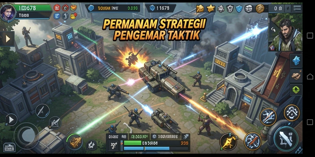 Tampilan gameplay <strong>ID678</strong> menampilkan strategi dan taktik yang mendebarkan.