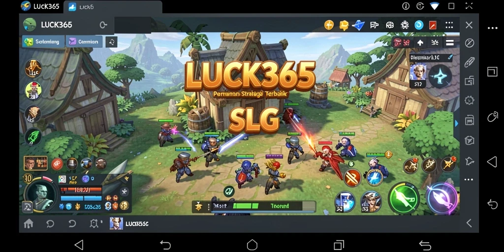 Tampilan gameplay SLG yang menantang dan menarik di LUCK365.
