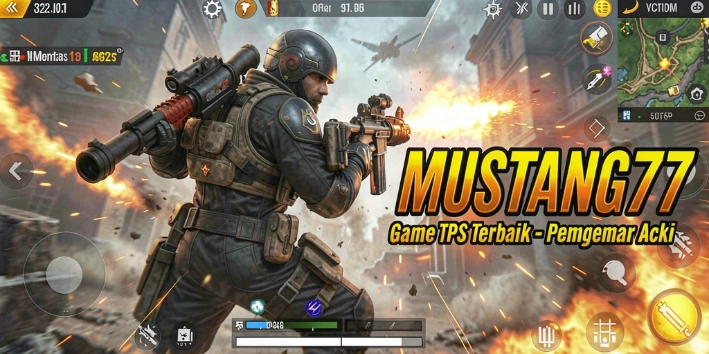 Tampilan gameplay <strong>MUSTANG77</strong> yang intense dan mendebarkan.