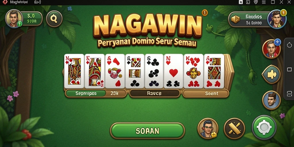 Tampilan gameplay Domino yang menarik dan interaktif.