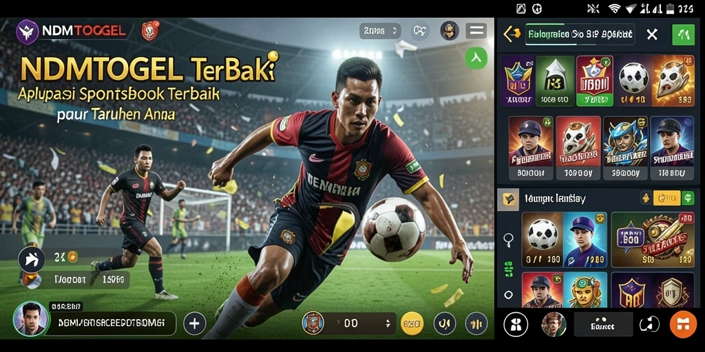 Tampilan gameplay NDMTOGEL saat taruhan olahraga berlangsung.