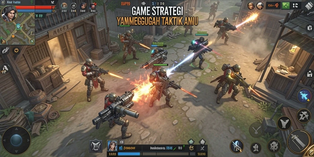 Screenshot gameplay RAP89 menampilkan strategi yang mendebarkan.