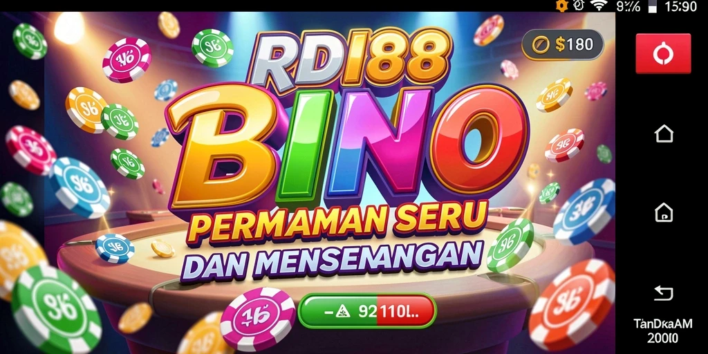 Screenshot gameplay RDI88 menampilkan keseruan permainan Bingo.