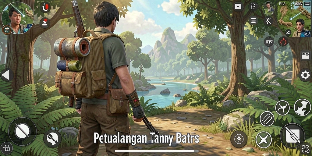 Tampilan gameplay mendebarkan di dunia terbuka RK88.