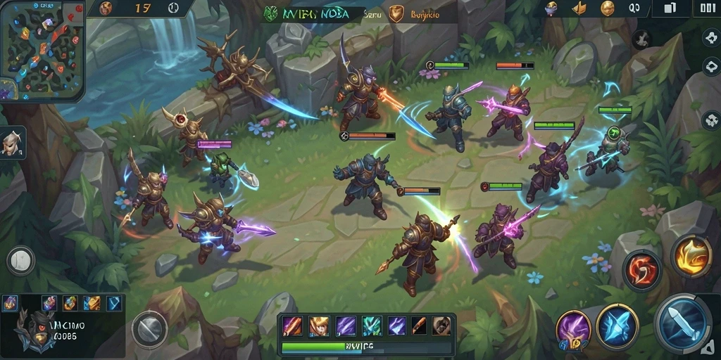 Tampilan gameplay yang intens dan menarik dari RVIP5.