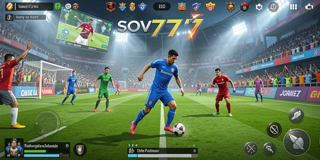Tampilan gameplay mendebarkan di SOV777 dengan berbagai pilihan olahraga.