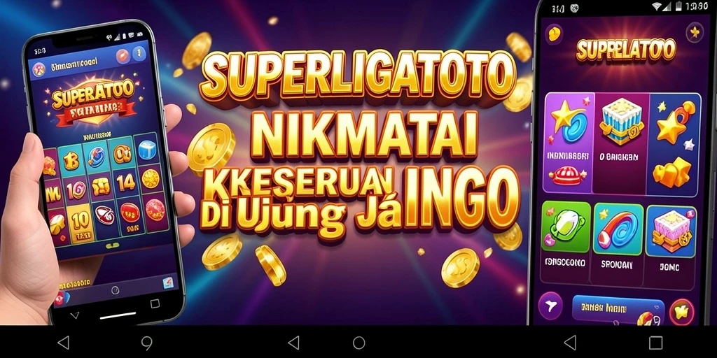 Tampilan gameplay SUPERLIGATOTO yang seru dan interaktif dalam permainan Bingo.